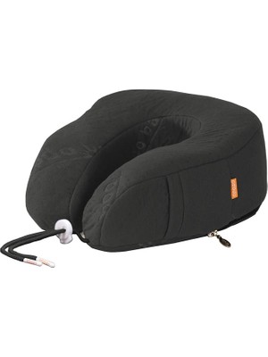 Bambu Serisi | Ortopedik Boyun ve Seyahat Yastığı | Siyah Renk