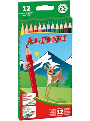 Renkli Kalemler 12 Adet | Çocuk Boya Kalemi | Parlak ve Canlı Renklerle Çizim ve Boyama | Okul Malzemeleri | Boya Kalemi Kutusu