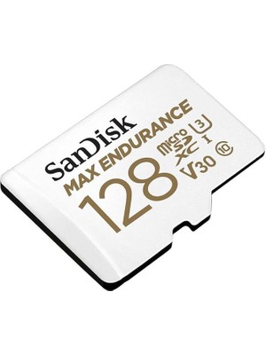 Ev Güvenlik Kameraları ve Araç Kameraları Için Maksimum Dayanıklılık Microsdhc 128GB Sd Adaptör, 60.000 Saate Kadar, Full Hd / 4K Videolar, 100/40 Mb/sn'ye Kadar Okuma/yazma Hızları