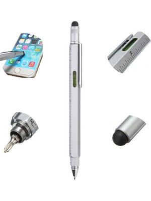 Derin Stok Cetvelli Tornavidali Su Terazili Ilginç Dokunmatik Mimar Kalem