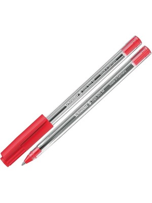Tükenmez Kalem Tops 505 Clipkappe ve Paslanmaz Çelik Ucu M Kırmızı