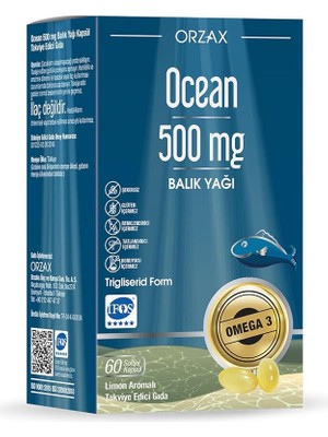 500 Mg Balık Yağı 60 Softjel Kapsül