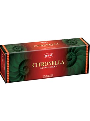 Citronella Tütsü Çubuğu Seti (3,7 Inç x 2,3 Inç x 25,5 Cm, Siyah, 120'LI Paket)