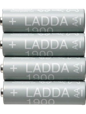 Edilebilir Pil, Hr6 Aa 1.2V, Pil Kapasitesi: 1900 Mah.
