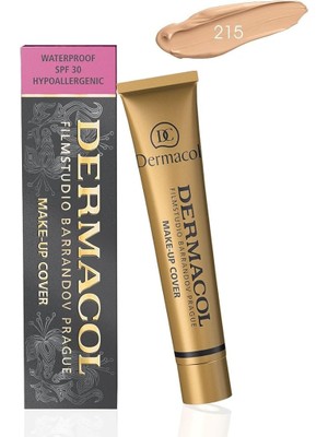 Make-Up Cover Su Geçirmez Hipoalerjenik Spf 30 #215 (Tüm Akne Izleri ve Dövmeleri Kapatır)