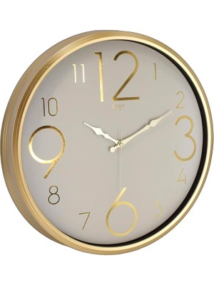 52 cm Akar Saniye Sessiz Mekanizma Duvar Saati