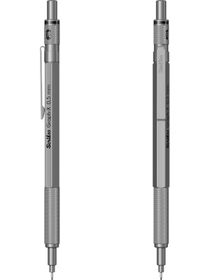 Office Graphx Mekanik Kurşun Kalem Kurşun Gri 0.5 mm