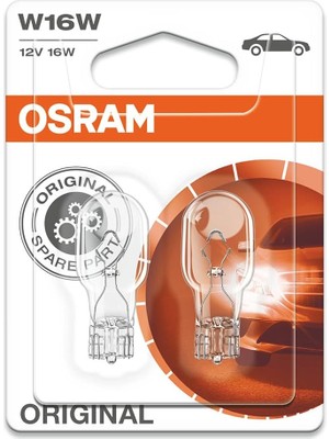 T15 Orijinal 921-02B Osram Lamba W16W, Kuyruk Ampuller, 12V W2.1x9.5d