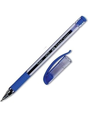 Faber Castell 1425 Tükenmez Kalem 10'lu Mavi Renkli Set Dayanıklı Ölçülerle