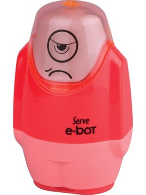 E-Bot Silgili Kalemtiraş Fosforlu Kırmızı