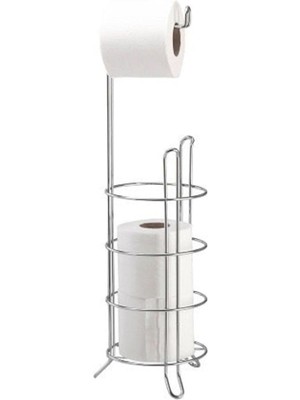 Krom Wc Kağıtlık Yedekli 40595