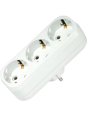 10033 Golyat 'l' Tipi 3'lü Topraklı, Beyaz