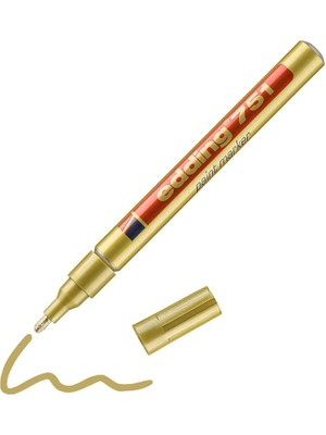 751 Boya Kalemi - Altın - 1 Kalem - Yuvarlak Uç 1-2 mm