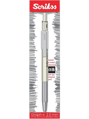 Office Graphx Mekanik Kurşun Kalem Beyaz 2 mm