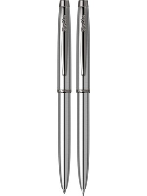 108M Prestige Tükenmez Kalemversatil Kalem Takım Krom