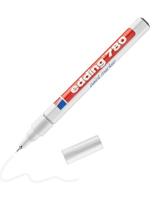 780 Boya Kalemi - Beyaz - 1 Kalem - 0,8 mm Yuvarlak Uç