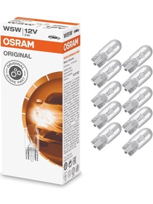 Dipsiz Ampulü 12V T10 W5W 10ADET 2825