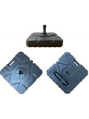 Plaj Şemsiye Bidonu 20 Lt Yelken Bayrak Bidonu Plastik Bayrak Dubası, Duba