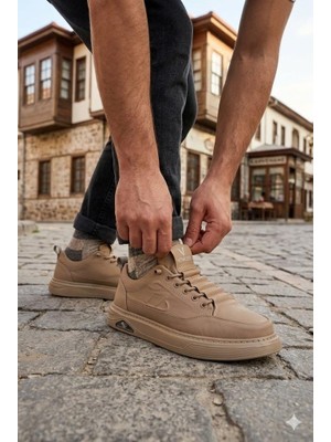 Pepita E327 Rahat Hafif Keten Lastik Bağcıklı Günlük Sneaker Erkek Spor Ayakkabı