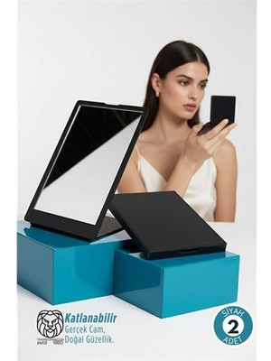 DS LLC Katlanabilir Ikili Cep Aynası Seti – Ultra Net Cam & Ergonomik Kompakt Tasarım  DSLLC-2335Y6