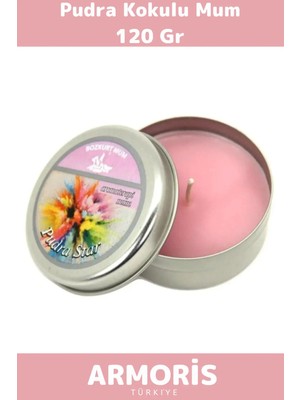 Armoris Yeni Nesil Aromatik Arınma Huzur Meditasyon Esans Dekoratif Mum Oda Kokusu 120G Teneke Kutu