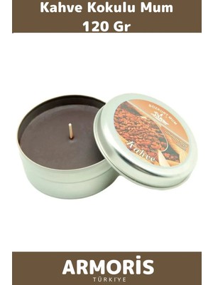 Armoris Yeni Nesil Aromatik Arınma Huzur Meditasyon Esans Dekoratif Mum Oda Kokusu 120G Teneke Kutu