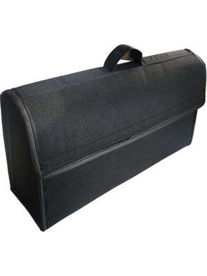 TUMKE Araç Bagaj Çantası  Bagaj Aksesuarı  Oto Bagaj Düzenleyicisi Organizer (Siyah)