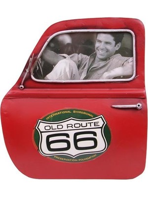 Dekoratif Metal Çerçeve Araba Kapısı Temalı