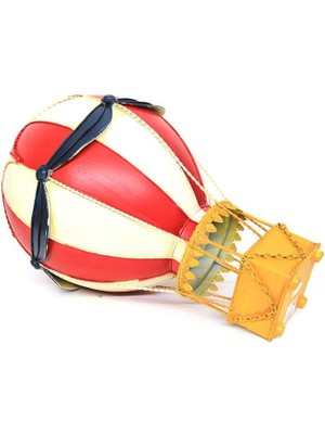 Dekoratif Metal Sıcak Hava Balonu Vintage Biblo Ev Ofis Hediyelik
