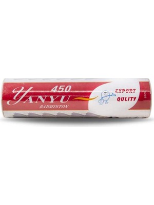 Storemax Oktaysell Avessa Profesyonel Kaz Tüyü Badminton Topu 6'lı Yanyu BAD-450