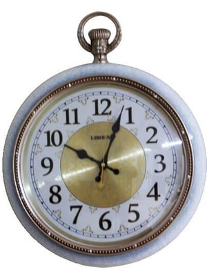 Yuvarlak Duvar Saati Sarkaçlı