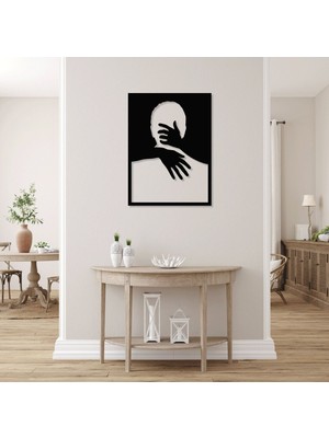 Sscnc Modern Sanat Temalı Lazer Kesim Dekoratif Tablo (40X30 Cm)