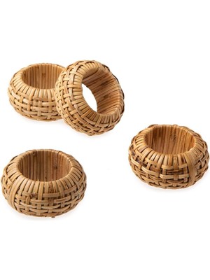 Storemax Oktaysell Jumbo Nature 4'lü Peçete Halkası