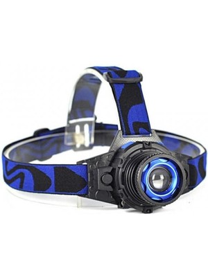 Q5 Şarjlı Mercekli Kafa Feneri Lambası Cree LED Ampül