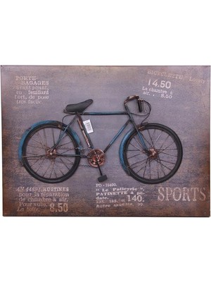 Bisiklet Tablo Vintage Pano Ev Ofis Hediyelik