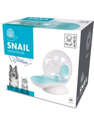Storemax Oktaysell M-Pets Snaıl Hazneli Su Kabı Blue 2800ML