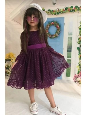 Diamondstar Kız Çocuk Parti Kıyafeti Dogum Günü ve Gösteri Kostümü Elbisesi 2/13 Yaş