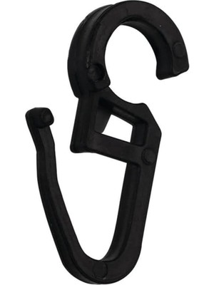 Storemax Oktaysell Rustik Perde Klipsi Perde Kancası 25 Adet Siyah Renk