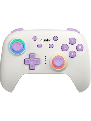 Storemax Oktaysell Gizala Kablosuz Oyun Kontrolcüsü Gamepad Hall Effect Triggers Joystick Game Controller Switch 2 / Switch/pc/steam/android/ıos (Beyaz)