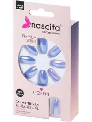 Storemax Oktaysell Nascita 24'lü Coffin Renkli Takma Tırnak - 183