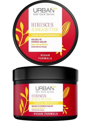 Storemax Oktaysell Urban Care Twisted Curls Hibiscus & Shea Butter Kıvırcık ve Dalgalı Saçlara Özel Yoğun Saç Bakım Maskesi 230 Ml- Vegan