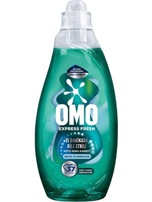 Storemax Oktaysell Omo Express Fresh Kötü Koku Karşıtı Beyaz ve Renkliler Sıvı Çamaşır Deterjanı, 1480 ml