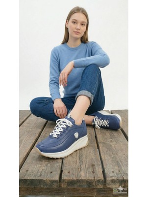 Mammamia Kadın Ortopedik Yumuşak Hakiki Deri Spor Tarz Yürüyüş Özellikli Günlük  Ayakkabı M27YA/3725