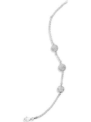 925 Ayar Gümüş Üç Toplu Bileklik