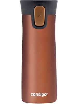 Storemax Oktaysell Contigo Üniseks Pinnacle Snapseal Termo Paslanmaz Çelik Yalıtımlı KUPA,KAHVERENGI,420 ml