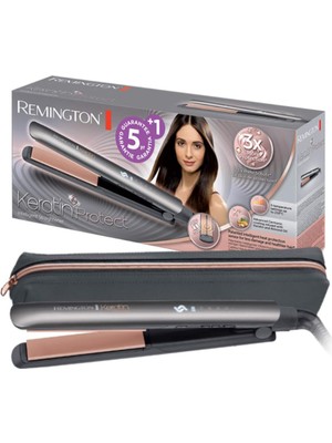 Storemax Oktaysell Remington S8598 Keratin Protect Akıllı Saç Düzleştirici, Saç Hasarına Karşı 3 Kat Daha Fazla Koruma Için Patentli Isı Koruma Sensörü, Dijital Ekran, 160-230°C