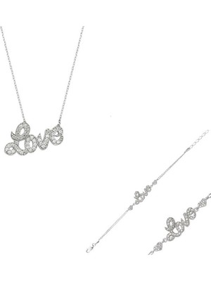 925 Ayar Gümüş Love Set