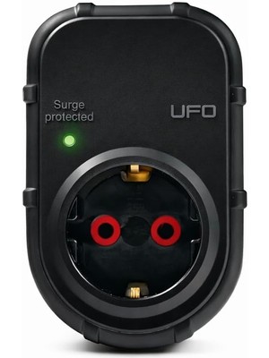 Storemax Oktaysell Ufo Yeni Tekli Akım Korumalı Topraklı Priz, Sürekli Koruma, 16A 250V, Max 3500W Aşırı Yük Koruması (Siyah)