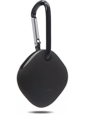 Storemax Oktaysell Coverzone Samsung Galaxy Smarttag Ile Uyumlu Kancalı Silikon Koruma Şık ve Ergonomik Tasarım Kılıf, Siyah