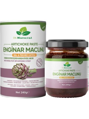 Dr. Natural Enginar Macunu Pekmez ve Bal Katkılı Bitkisel Karışımlı Macun 240 gr